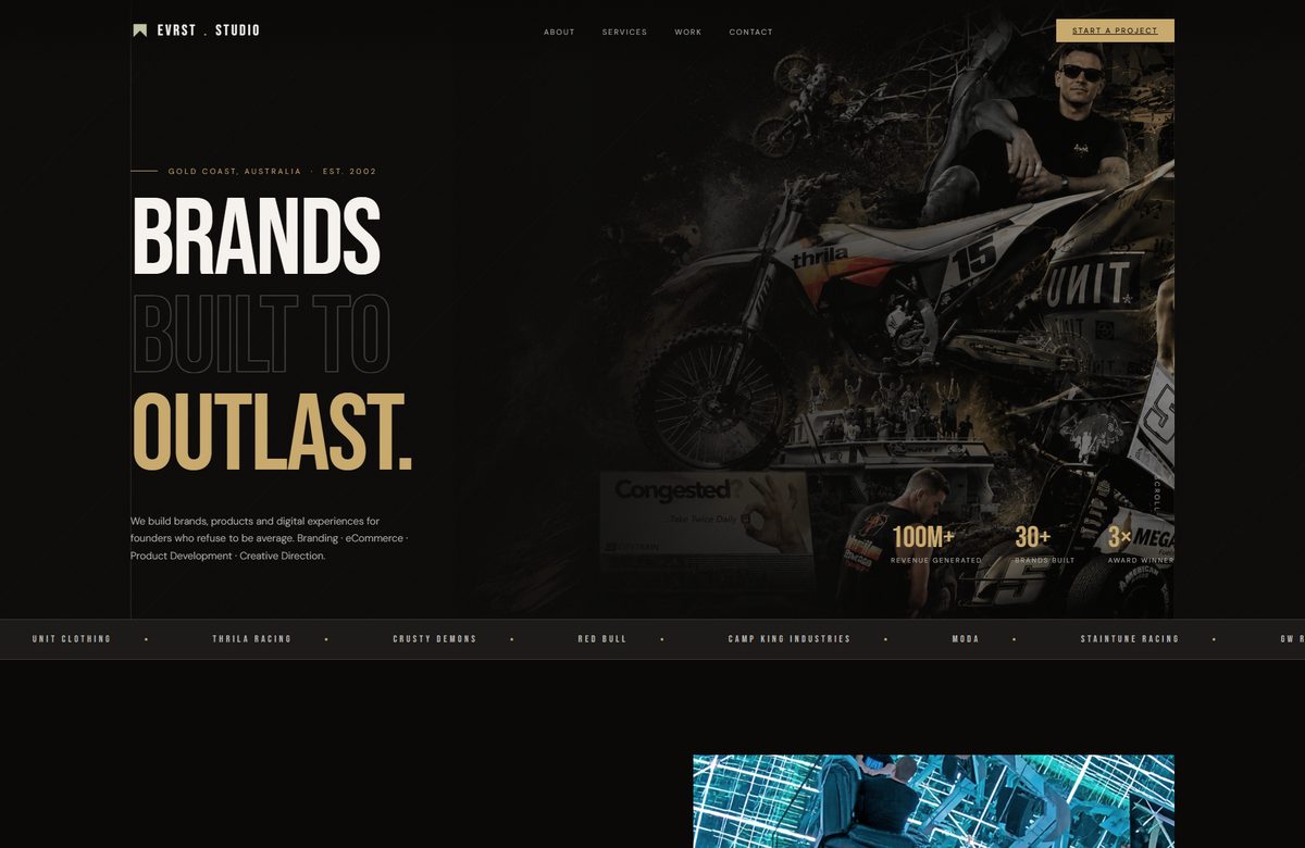 EVRST Studio &mdash; landing page